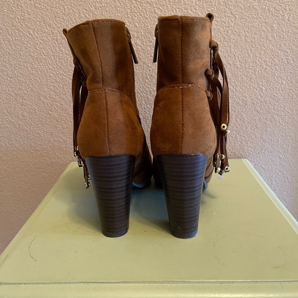Suede Western Style Boots - Picture 3 of 3